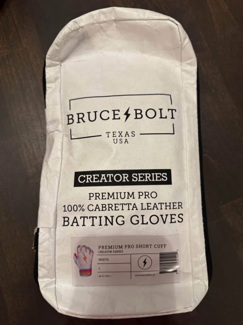 NWT Bruce Bolt Batting Gloves